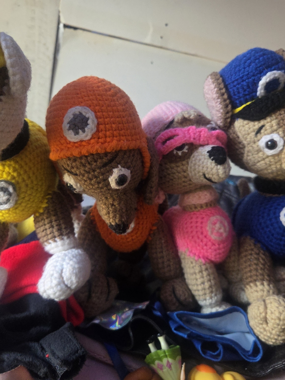 Handmade Crochet Dog Paw Patrol Plush Toys